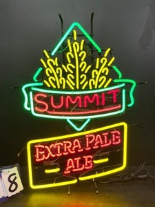 lot 48 image: Summit Extra Pale Ale neon sign