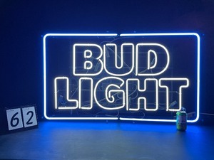 lot 62 image: Bud Light neon sign, large