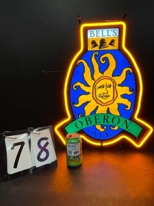 lot 78 image: Bells Oberon LED sign