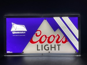 lot 83 image: Coors Light, MN Vikings US Bank Stadium, LED sign