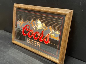 lot 98 image: Coors Beer back lit mirror