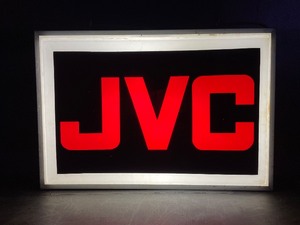 lot 102 image: JVC Dealer fluorescent light up sign