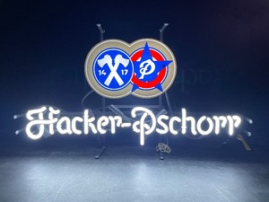lot 103 image: Hacker-Pschorr Weissbier neon sign, Bavarian beer, NOS