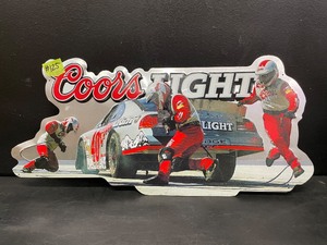 lot 125 image: Coors Light #40 NASCAR tin tacker, NOS