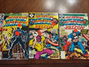 lot 17 image: Marvel Comics Group  Captain America #211, #214 & #231