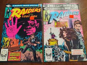 lot 19 image: Raiders of the Lost Ark V1, #1 & #3