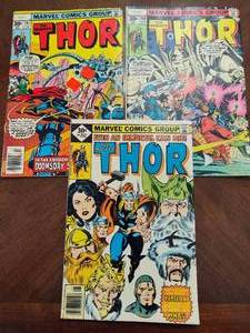 lot 42 image: The Mighty Thor Comics Lot