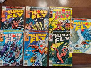 lot 11 image: The Human Fly Comic Book Lot