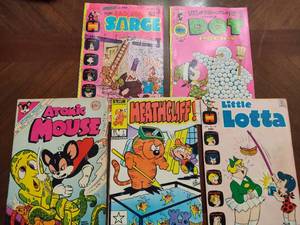lot 32 image: Asst Lot of Kids Comic Books incl. Heathcliff V1 #1