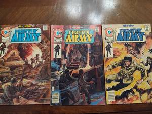 lot 35 image: Fighting Army Comic Books
