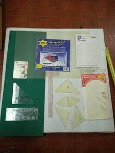 lot 24 image: Quilters Angles & Cutting Tools & Rulers, Etc