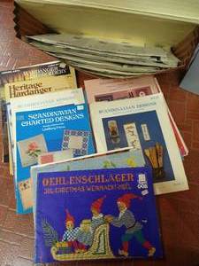 lot 26 image: Scandinavian Stitchery & Hardanger Books & Patterns