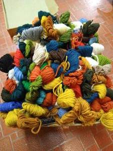 lot 31 image: Box FULL of New Guro Tapestry Wool Skeins