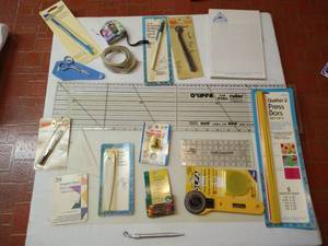 lot 47 image: Box of Sewing Supplies- Many New