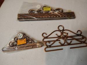 Vintage Metal Norwegian-Made Tapestry Hanging Sets