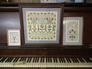 lot 56 image: Three Framed Samplers