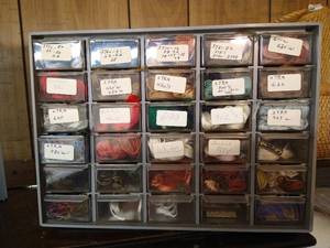 lot 61 image: Organizer FULL of Embroidery Floss