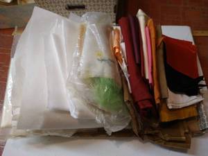lot 68 image: Flat of Interfacing, Netting & Lining Material
