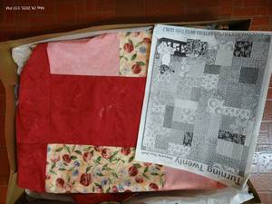 lot 85 image: Turning Twenty Quilt Top, Complete Needs Batting, Back & Quilting