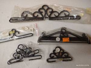 lot 92 image: Vintage Metal Tapestry Hangers, Norway & Denmark