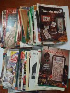 lot 128 image: Lot of Christmas Crosstitch Magazines & Patterns
