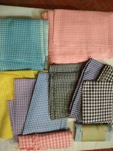 lot 161 image: Small Lot of Gingham Fabrics