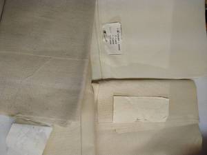 lot 171 image: Large Pieces of Cream, Tan, Ivory Aida Cloth