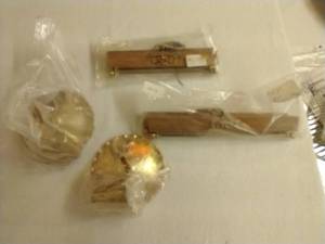 lot 177 image: Danish Brass Bells & Tapestry Hangers