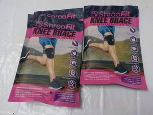 lot 54 image: 3 ct Shroo Fit Knew Braces...