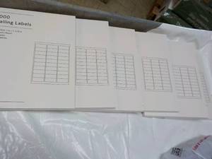 lot 59 image: 18000 Ct Mailing Labels...
