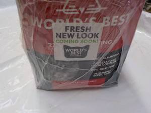 lot 84 image: 3 Worlds Best 8 lb. Bags Cat Litte...