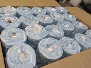 lot 115 image: Case of Tork 80 Rolls 2 ply Bath Ti...