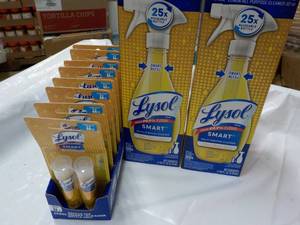 lot 120 image: 2 Lysol Smart Spray Bottles and 16 ...