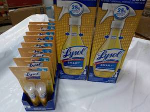 lot 121 image: 2 Lysol Smart Spray Bottles and 16 ...