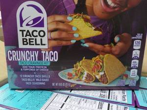 lot 140 image: Case of 12 Taco Bell Crunchy Taco M...
