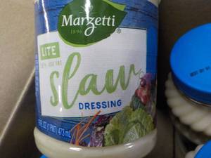 lot 144 image: 6 pack Marzetti Lite Slaw 16 oz Dre...