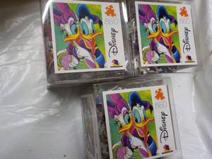 lot 157 image: 3 ct Disney 850 piece Puzzles...