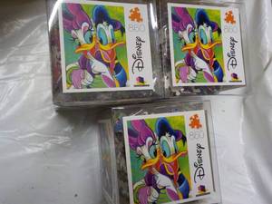 lot 158 image: 3 ct Disney 850 piece Puzzles...