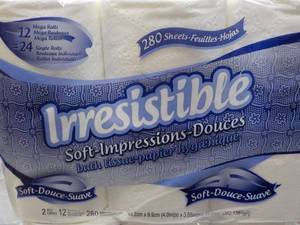 lot 198 image: 12 Rolls Irresistible 2 ply Bath Ti...