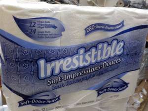 lot 201 image: 12 Rolls Irresistible 2 ply Bath Ti...