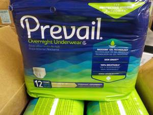 lot 210 image: 1 case of Prevail Adult Incontinenc...