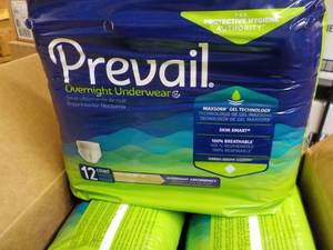 lot 211 image: 1 case of Prevail Adult Incontinenc...