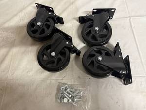 lot 24 image: 4ct Set of Caster Wheels