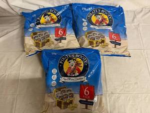 lot 69 image: 3 x 6 Pack of Pirates Booty White Cheddar Popcorn
