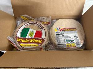 lot 71 image: 12ct of La Banderita Whole Wheat Tortillas