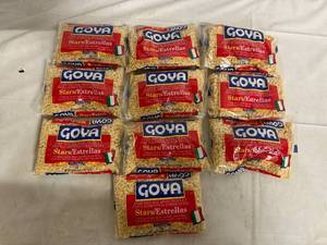 lot 74 image: 10 Bags of Goya Stars Pasta