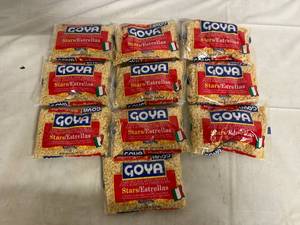 lot 75 image: 10 Bags of Goya Stars Pasta
