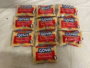 lot 76 image: 10 Bags of Goya Stars Pasta