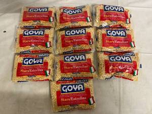 lot 77 image: 10 Bags of Goya Stars Pasta