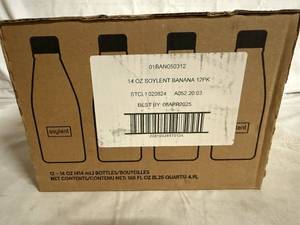 lot 84 image: 12 Pack of Soylent Banana Meal-to Drink
